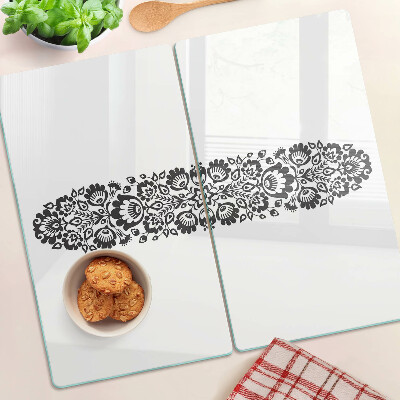 Tábua para cozinha Motivo floral em estilo folclórico