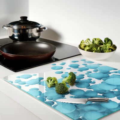 Tábua para cozinha Bolhas em tons de azul