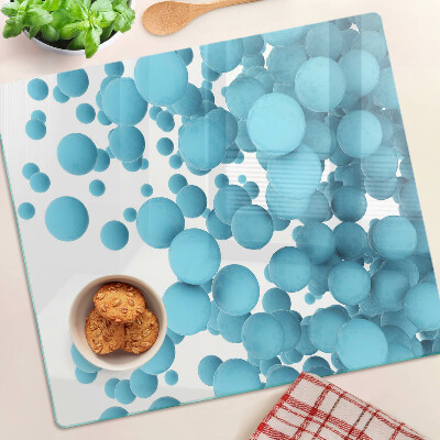 Tábua para cozinha Bolhas em tons de azul