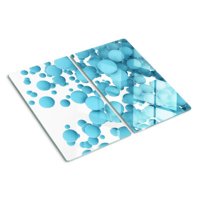 Tábua para cozinha Bolhas em tons de azul