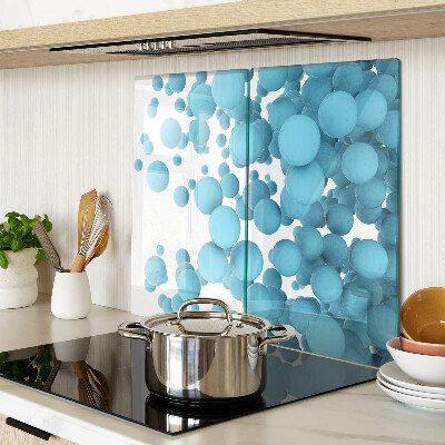 Tábua para cozinha Bolhas em tons de azul