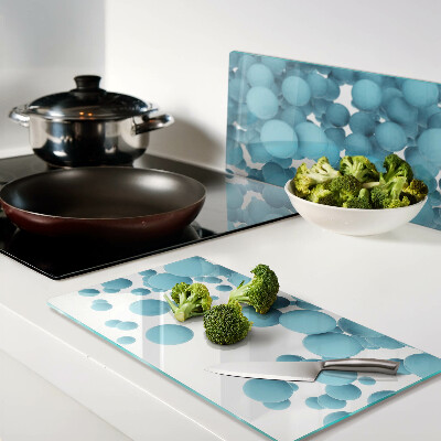 Tábua para cozinha Bolhas em tons de azul