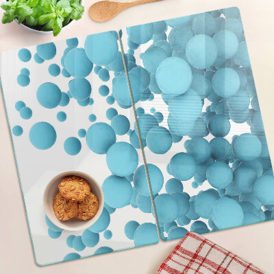 Tábua para cozinha Bolhas em tons de azul