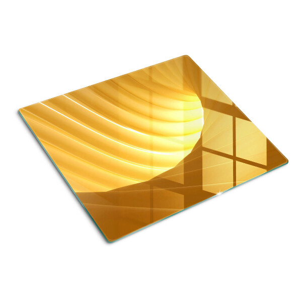 Tábua para cozinha Ondas douradas e janelas