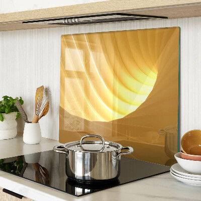 Tábua para cozinha Ondas douradas e janelas