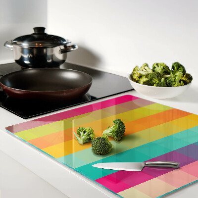 Tábua para cozinha Geometria colorida com gradiente