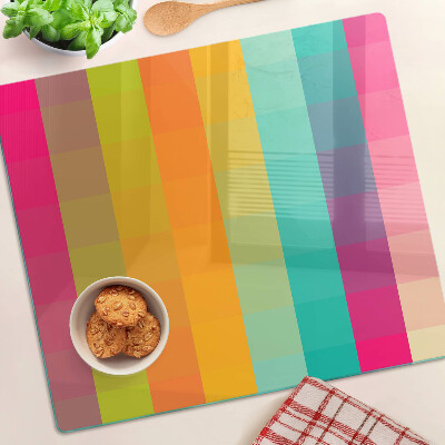 Tábua para cozinha Geometria colorida com gradiente