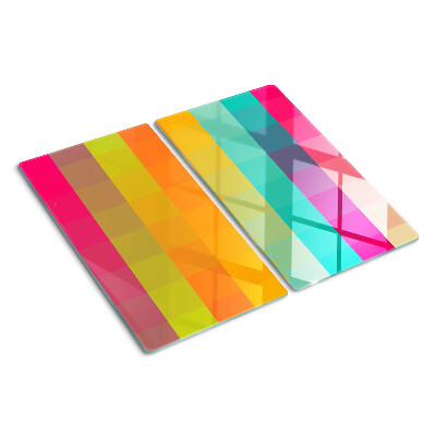 Tábua para cozinha Geometria colorida com gradiente