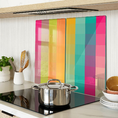Tábua para cozinha Geometria colorida com gradiente