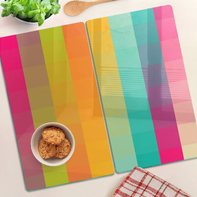 Tábua para cozinha Geometria colorida com gradiente