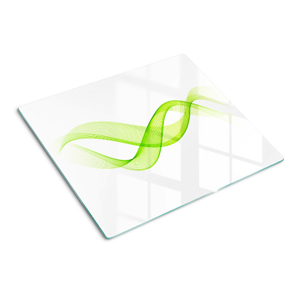 Tábua para cozinha Ondas em tons de verde