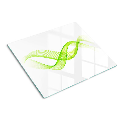 Tábua para cozinha Ondas em tons de verde