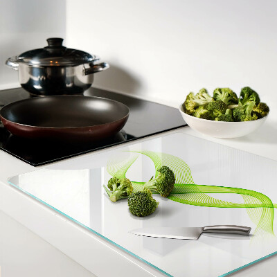 Tábua para cozinha Ondas em tons de verde