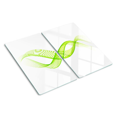 Tábua para cozinha Ondas em tons de verde