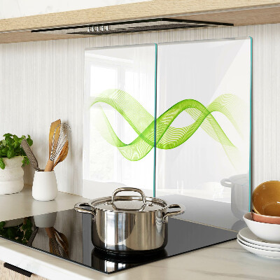 Tábua para cozinha Ondas em tons de verde