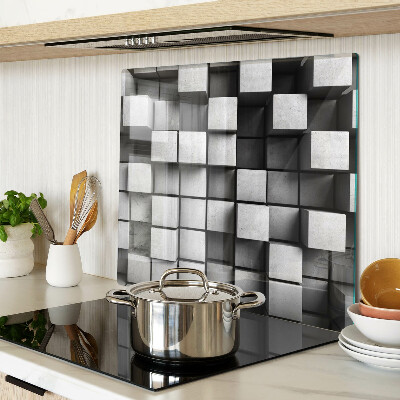 Tábua para cozinha Padrões geométricos em tons de cinza