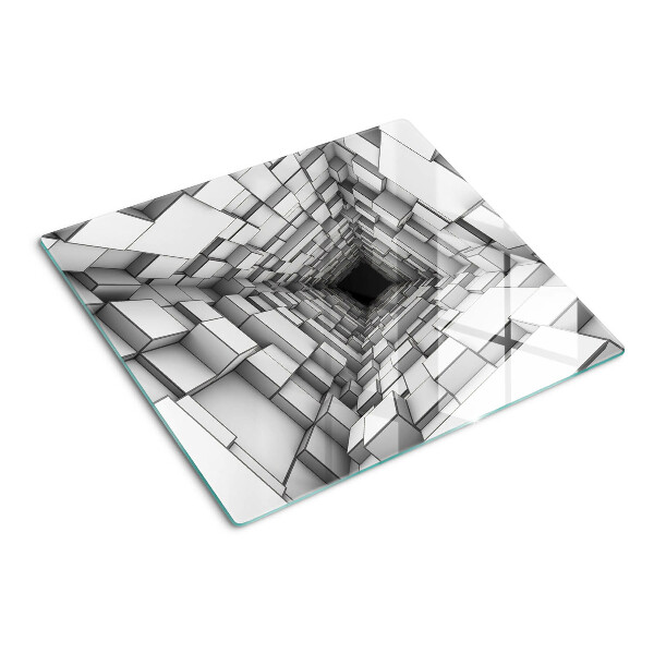 Tábua para corte Labirinto de cubos 3D