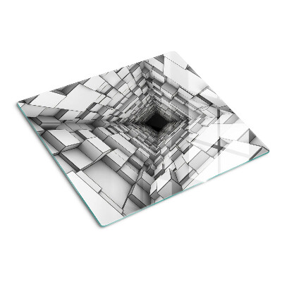 Tábua para corte Labirinto de cubos 3D