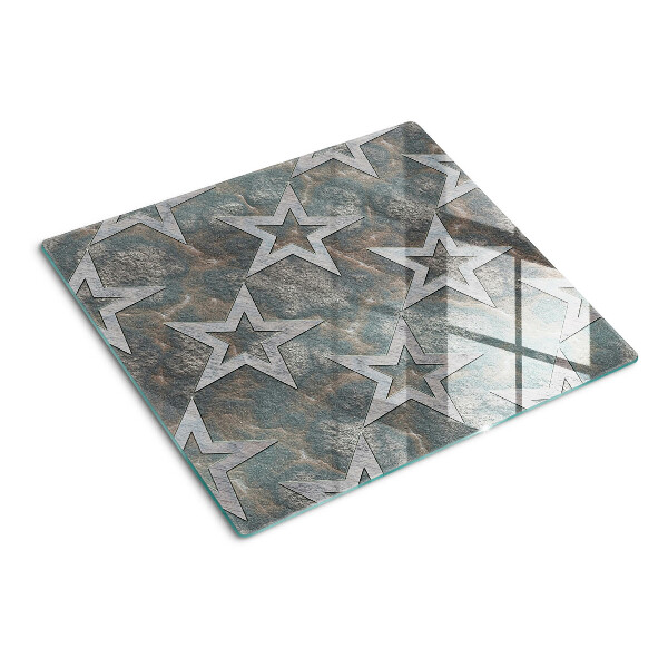 Tábua para corte Estrelas em fundo texturizado