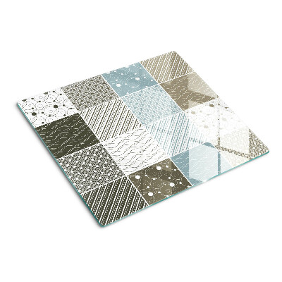 Tábua para cozinha Padrões e linhas geométricas