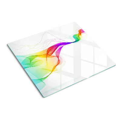 Tábua para cozinha Ondas de cores do arco-íris