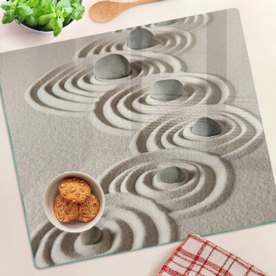 Tábua para cozinha Padrões ondulados na areia