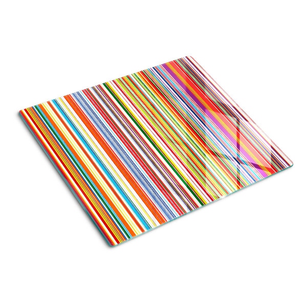 Tábua para cozinha Listras coloridas
