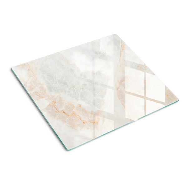 Tábua para corte Padrão de mármore com veios dourados