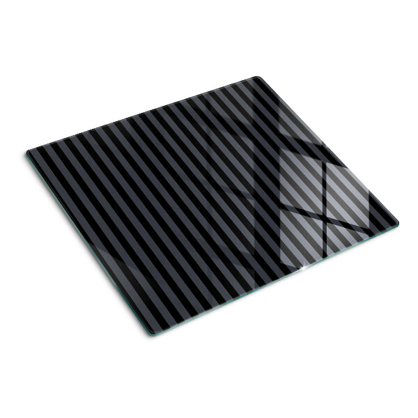 Tábua para corte Listras verticais em tons de cinza