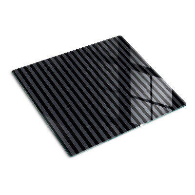 Tábua para corte Listras verticais em tons de cinza