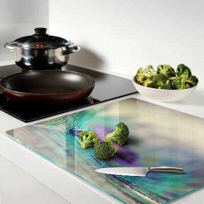 Tábua para cozinha Uma gota em uma folha