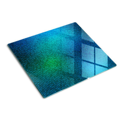 Tábua para corte Gradiente de cores em tons de azul