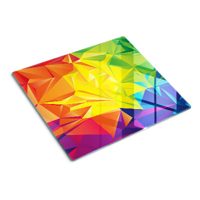 Tábua para cozinha Geometria colorida