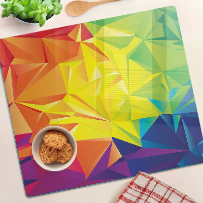 Tábua para cozinha Geometria colorida