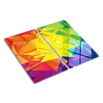 Tábua para cozinha Geometria colorida