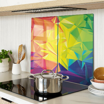 Tábua para cozinha Geometria colorida