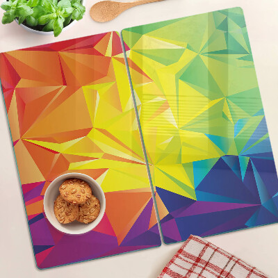 Tábua para cozinha Geometria colorida