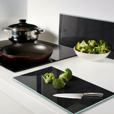 Tábua para corte Textura de mármore preto