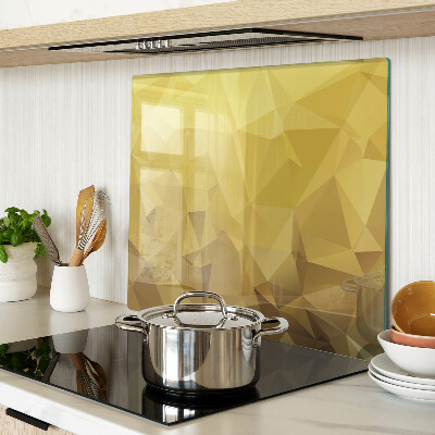 Tábua para cozinha Geometria em tons de ouro