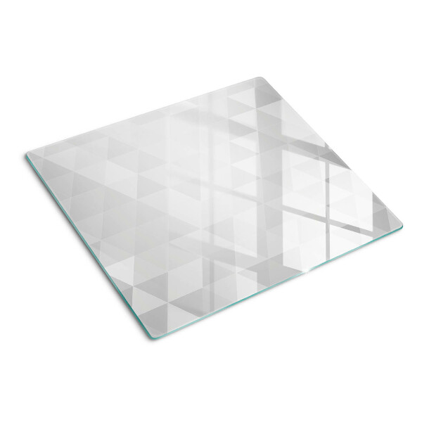 Tábua para cozinha Padrões geométricos em tons de cinza