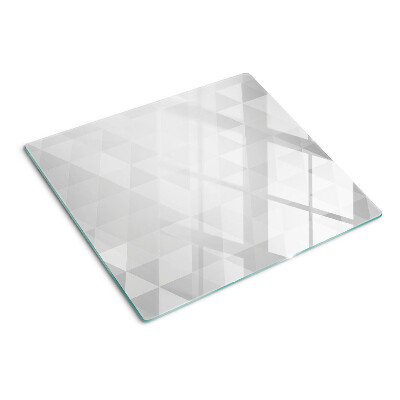 Tábua para cozinha Padrões geométricos em tons de cinza