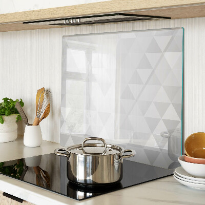 Tábua para cozinha Padrões geométricos em tons de cinza