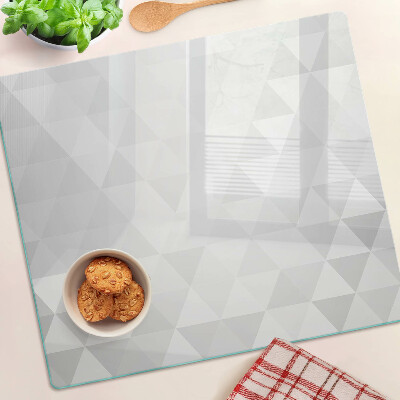 Tábua para cozinha Padrões geométricos em tons de cinza