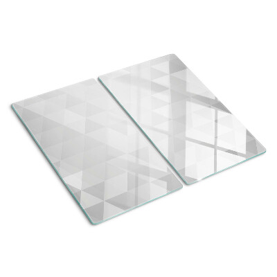 Tábua para cozinha Padrões geométricos em tons de cinza