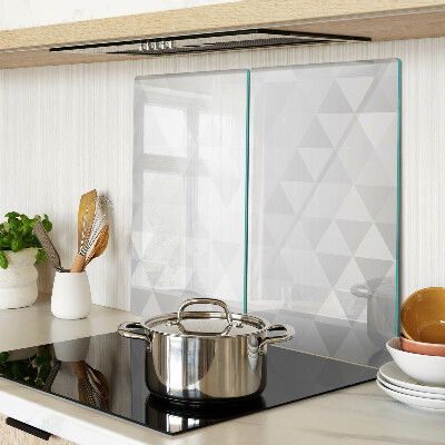 Tábua para cozinha Padrões geométricos em tons de cinza