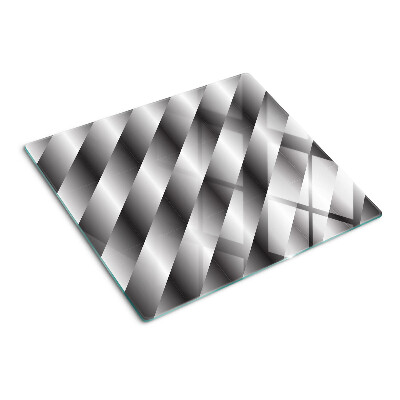 Tábua para cozinha Padrões geométricos em tons de cinza