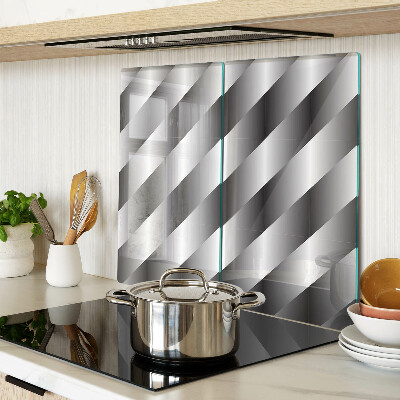 Tábua para cozinha Padrões geométricos em tons de cinza