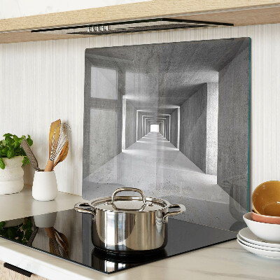 Tábua para corte Túnel arquitetônico em tons de cinza