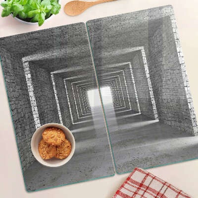 Tábua para cozinha A ilusão de profundidade na arquitetura