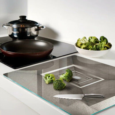 Tábua para corte Interior geométrico com efeito de profundidade